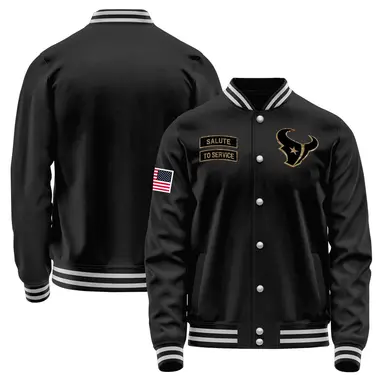 Men's Houston Texans Salute to Service Sideline Performance Jacket - Black