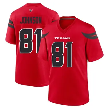 Men's Nike Houston Texans Andre Johnson Alternate Jersey - Red Game