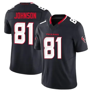 Men's Nike Houston Texans Andre Johnson Alternate Vapor F.U.S.E. Jersey - Navy Limited