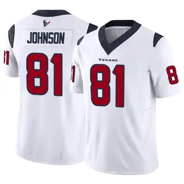 Men's Nike Houston Texans Andre Johnson Vapor F.U.S.E. Jersey - White Limited