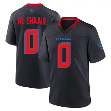 Men's Nike Houston Texans Azeez Al-Shaair 2nd Alternate Jersey - Navy Game