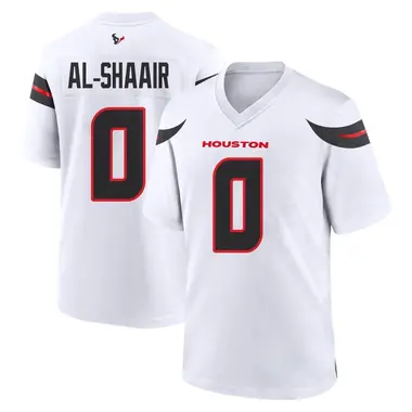 Men's Nike Houston Texans Azeez Al-Shaair Jersey - White Game