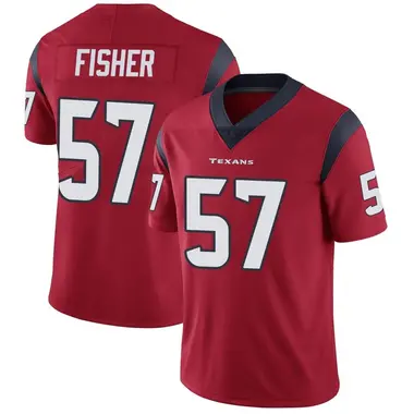 Men's Nike Houston Texans Blake Fisher Alternate Vapor Untouchable Jersey - Red Limited