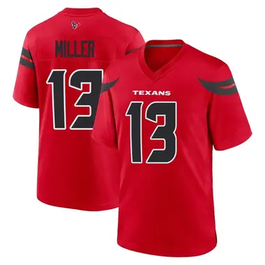 Men's Nike Houston Texans Braxton Miller Alternate Jersey - Red Game