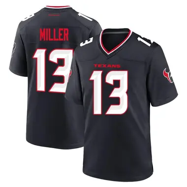 Men's Nike Houston Texans Braxton Miller Team Jersey - Navy Game