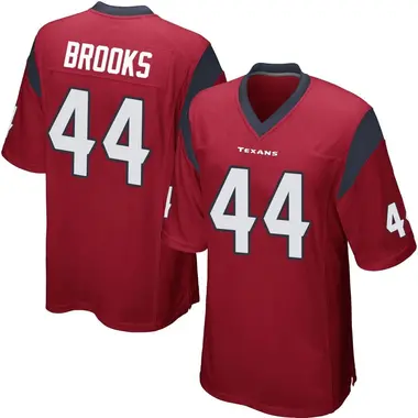 Men's Nike Houston Texans British Brooks Alternate Jersey - Red Game