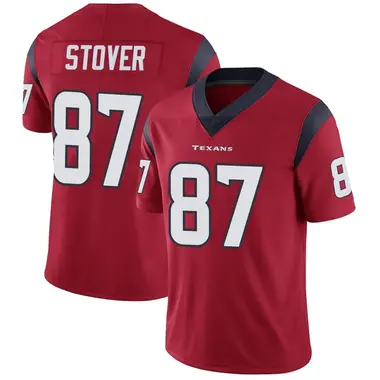 Men's Nike Houston Texans Cade Stover Alternate Vapor Untouchable Jersey - Red Limited