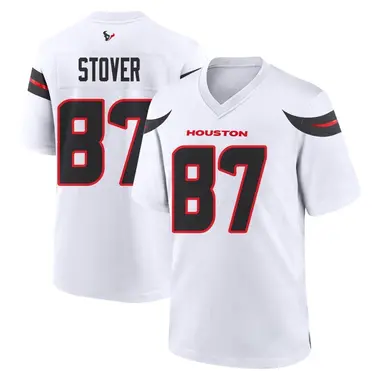 Men's Nike Houston Texans Cade Stover Jersey - White Game