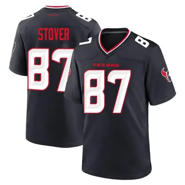 Men's Nike Houston Texans Cade Stover Team Jersey - Navy Game