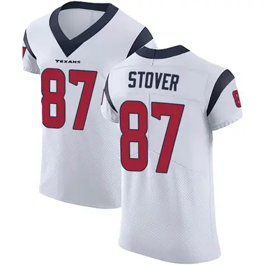 Men's Nike Houston Texans Cade Stover Vapor Untouchable Jersey - White Elite