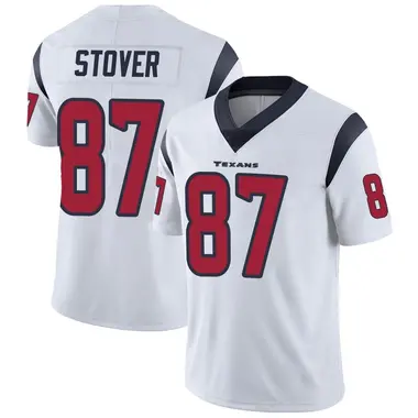 Men's Nike Houston Texans Cade Stover Vapor Untouchable Jersey - White Limited