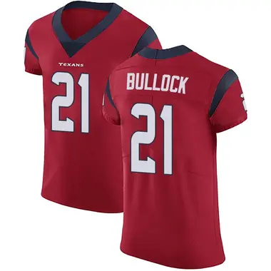 Men's Nike Houston Texans Calen Bullock Alternate Vapor Untouchable Jersey - Red Elite