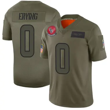 Men's Nike Houston Texans Cameron Erving 2019 Salute to Service Jersey - Camo Limited