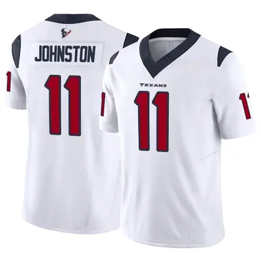 Cameron Johnston Men's Nike White Houston Texans Vapor Untouchable Custom Elite Jersey