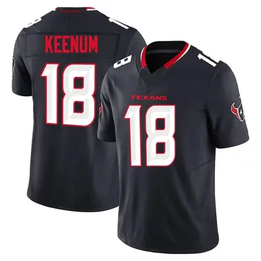 Men's Nike Houston Texans Case Keenum Alternate Vapor F.U.S.E. Jersey - Navy Limited