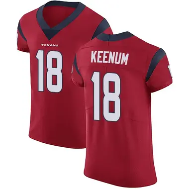 Men's Nike Houston Texans Case Keenum Alternate Vapor Untouchable Jersey - Red Elite