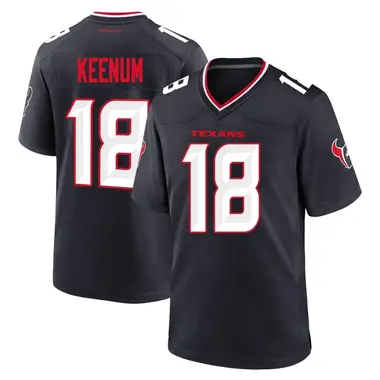 Men's Nike Houston Texans Case Keenum Team Jersey - Navy Game