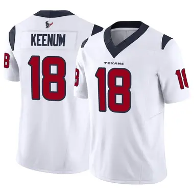 Men's Nike Houston Texans Case Keenum Vapor F.U.S.E. Jersey - White Limited