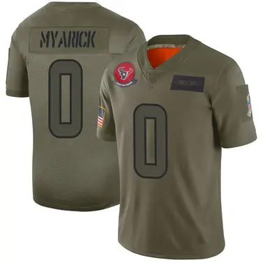 Men's Nike Houston Texans Chris Myarick 2019 Salute to Service Jersey - Camo Limited