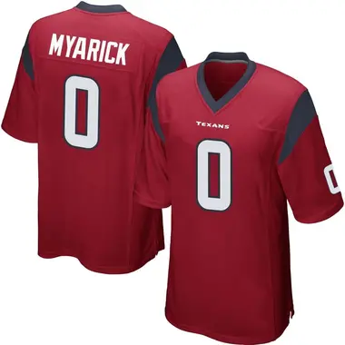 Men's Nike Houston Texans Chris Myarick Alternate Jersey - Red Game