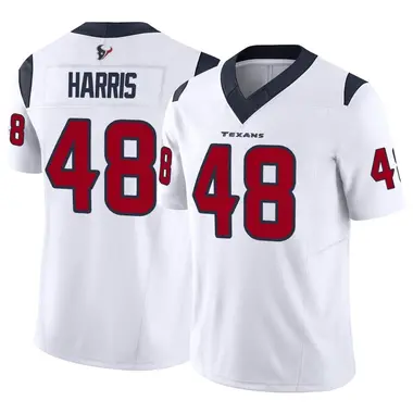 Men's Nike Houston Texans Christian Harris Vapor F.U.S.E. Jersey - White Limited