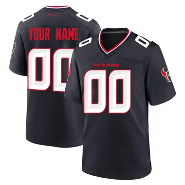 Men's Nike Houston Texans Custom Team Jersey - Navy Game