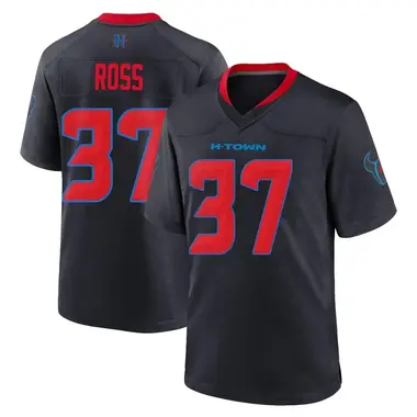 Men's Nike Houston Texans D'Angelo Ross 2nd Alternate Jersey - Navy Game