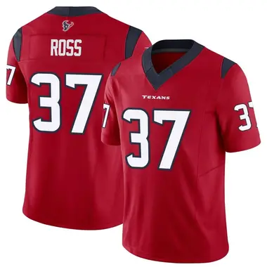 Men's Nike Houston Texans D'Angelo Ross Vapor F.U.S.E. Jersey - Red Limited