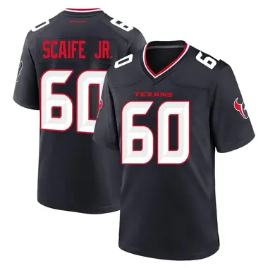 Men's Nike Houston Texans DJ Scaife Jr. Team Jersey - Navy Game