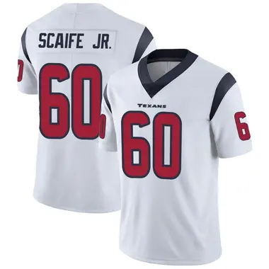 Men's Nike Houston Texans DJ Scaife Jr. Vapor Untouchable Jersey - White Limited