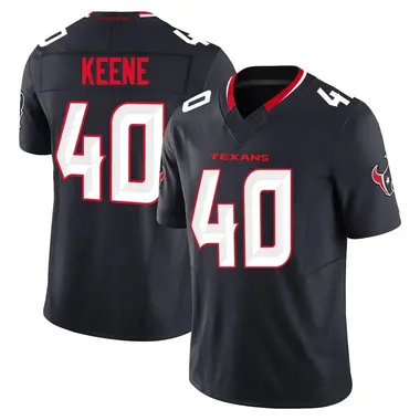 Men's Nike Houston Texans Dalton Keene Alternate Vapor F.U.S.E. Jersey - Navy Limited