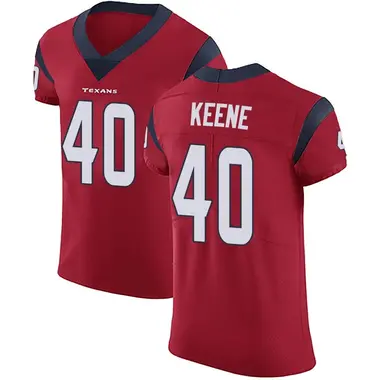 Men's Nike Houston Texans Dalton Keene Alternate Vapor Untouchable Jersey - Red Elite