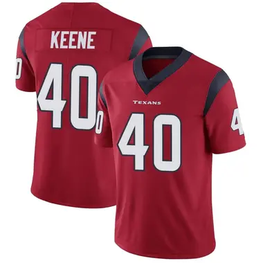 Men's Nike Houston Texans Dalton Keene Alternate Vapor Untouchable Jersey - Red Limited