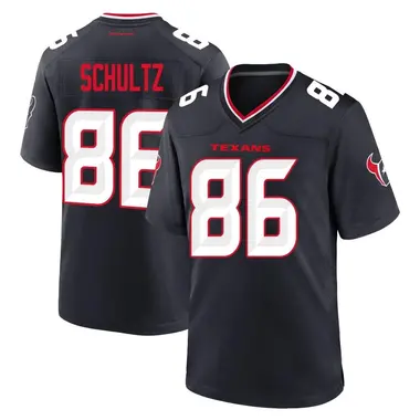 Men's Nike Houston Texans Dalton Schultz Team Jersey - Navy Game