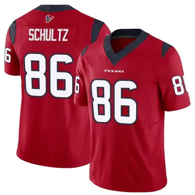 Men's Nike Houston Texans Dalton Schultz Vapor F.U.S.E. Jersey - Red Limited