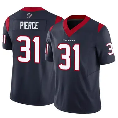 Men's Nike Houston Texans Dameon Pierce Vapor F.U.S.E. Jersey - Navy Limited