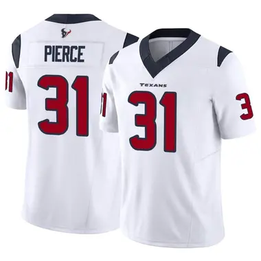 Men's Nike Houston Texans Dameon Pierce Vapor F.U.S.E. Jersey - White Limited