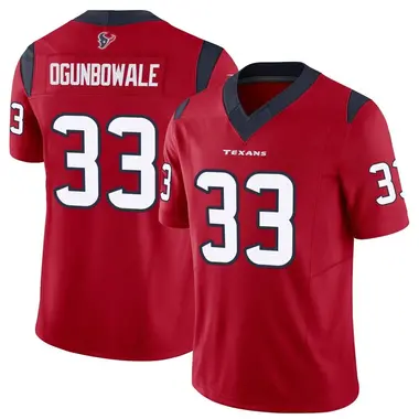 Men's Nike Houston Texans Dare Ogunbowale Vapor F.U.S.E. Jersey - Red Limited