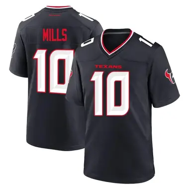 Men's Nike Houston Texans Davis Mills Team Jersey - Navy Game