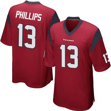 Men's Nike Houston Texans Del'Shawn Phillips Alternate Jersey - Red Game