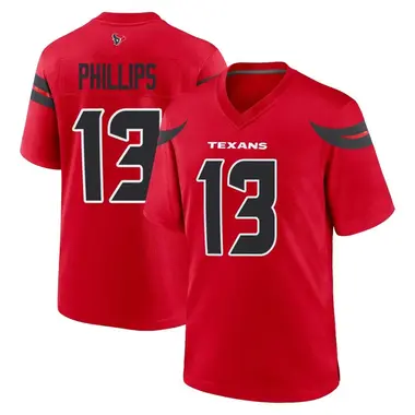 Men's Nike Houston Texans Del'Shawn Phillips Alternate Jersey - Red Game