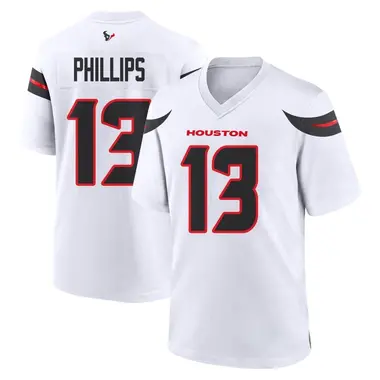 Men's Nike Houston Texans Del'Shawn Phillips Jersey - White Game