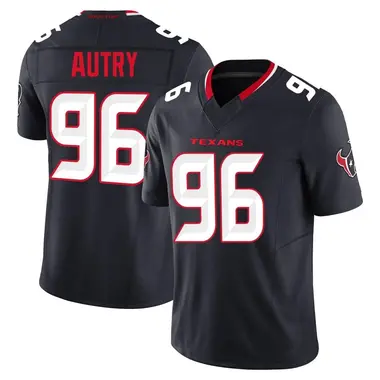 Men's Nike Houston Texans Denico Autry Alternate Vapor F.U.S.E. Jersey - Navy Limited