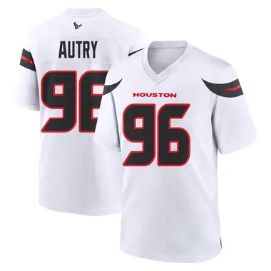 Men's Nike Houston Texans Denico Autry Jersey - White Game