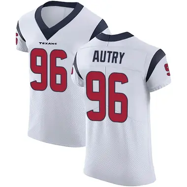 Men's Nike Houston Texans Denico Autry Vapor Untouchable Jersey - White Elite