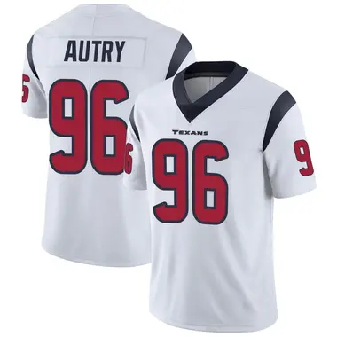 Men's Nike Houston Texans Denico Autry Vapor Untouchable Jersey - White Limited