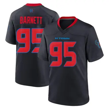 Men's Nike Houston Texans Derek Barnett 2nd Alternate Jersey - Navy Game