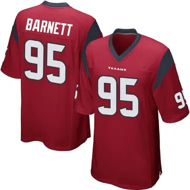 Men's Nike Houston Texans Derek Barnett Alternate Jersey - Red Game