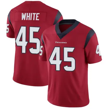 Men's Nike Houston Texans Devin White Alternate Vapor Untouchable Jersey - Red Limited