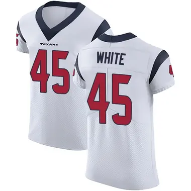 Men's Nike Houston Texans Devin White Vapor Untouchable Jersey - White Elite